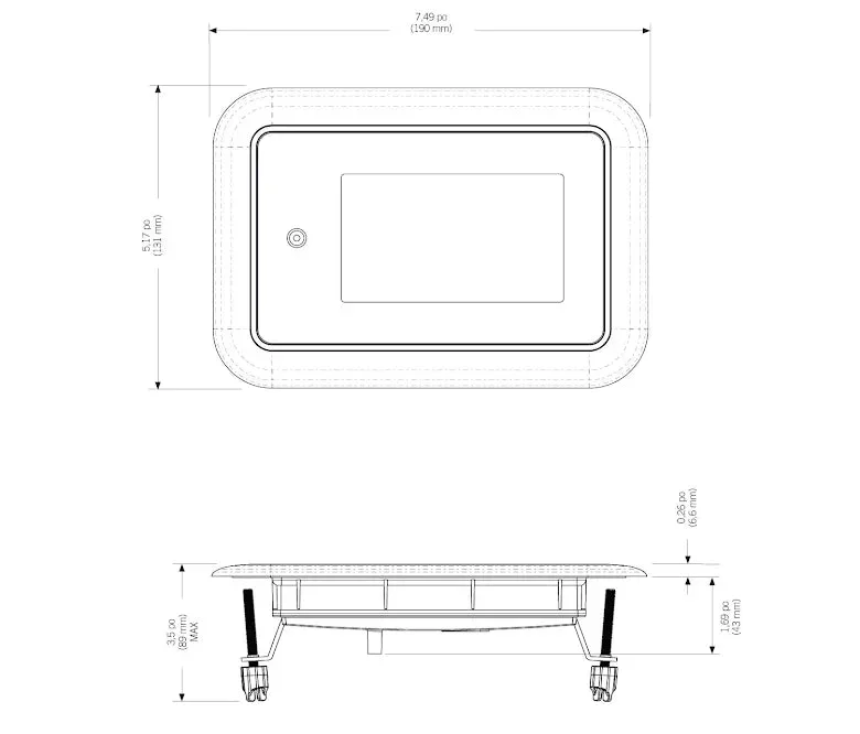Display Gecko IN.K1000-BLACK-GE1 - Bild 2