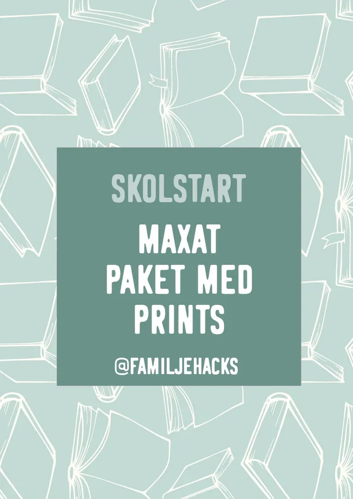 Skolstart 💥Storpack!💥 (PDF-format) - Bild 1