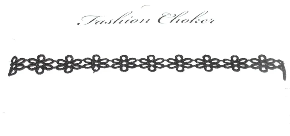 Choker Halsband - Blommor - Bild 2