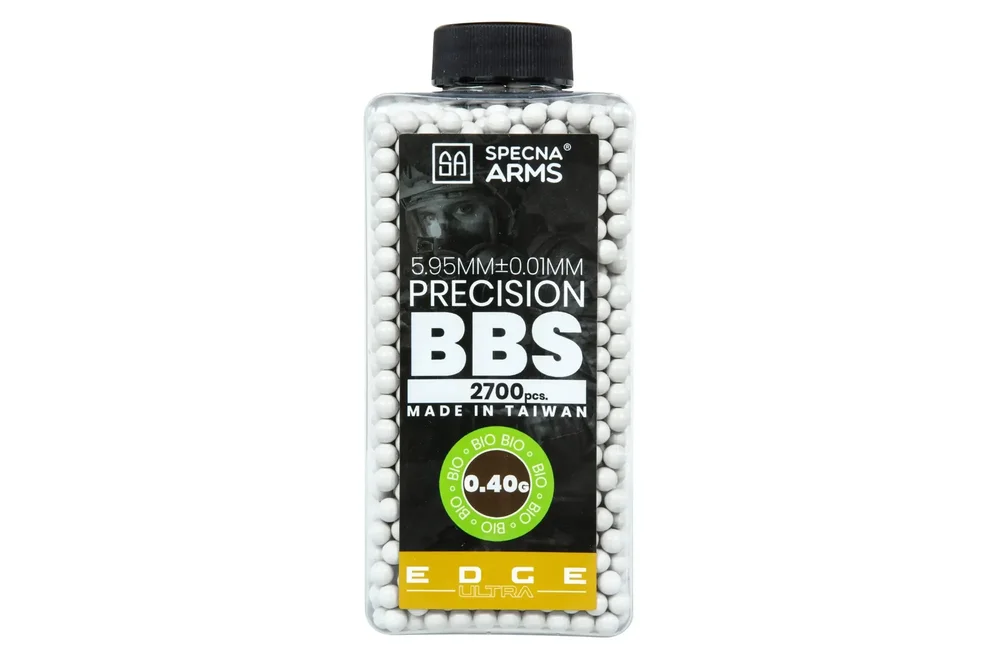 Airsoft BBs Precision 0,40g Specna Arms EDGE ULTRA™ BIO 2700 pcs White Airsoft BBs Precision 0,40g Specna Arms EDGE ULTRA™ BIO 2700 pcs White