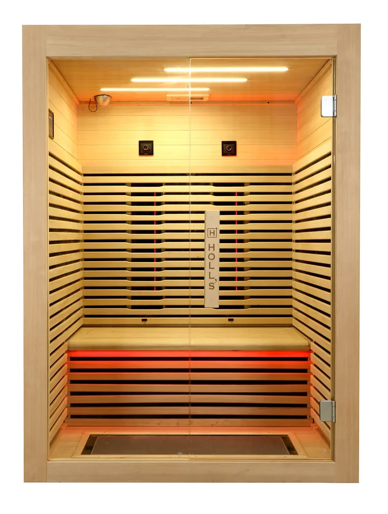 Holl’s Canopée Infraröd Bastu 2 Personer – Triple Care Full Spectrum & Premium Gran - Bild 3