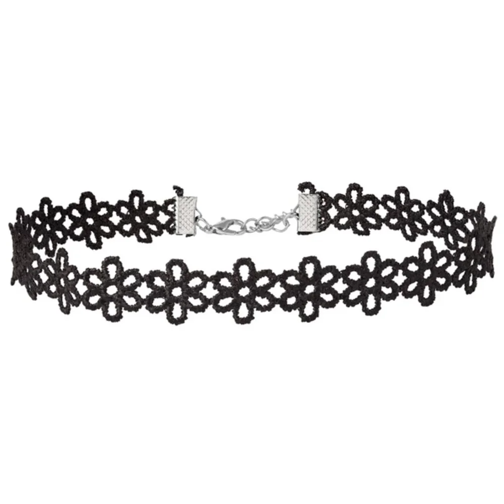 Choker Halsband - Blommor - Bild 1
