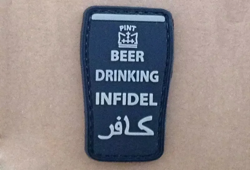BEER DRINKING INFIDEL - PATCH - Bild 2
