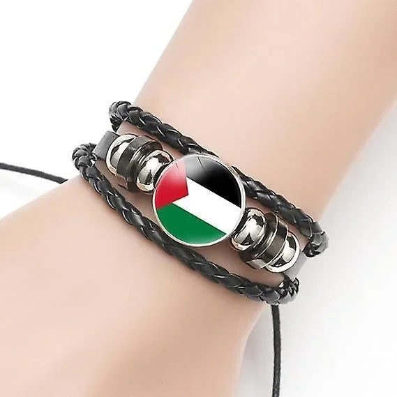 Palestina läderarmband - Bild 3