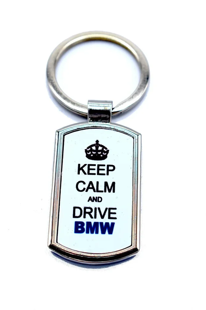 Nyckelring Keep calm and drive BMW - Bild 1