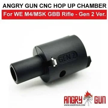 Angry Gun CNC hop up-kammer til WE M4 / MSK / L85 GBB, Gen 2 - Bild 1