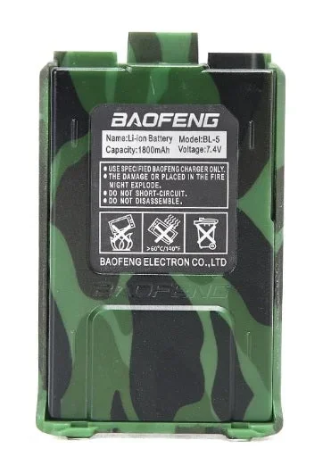 Li-Ion Battery for the Baofeng UV-5R Radio, 1800 mAh - Bild 2