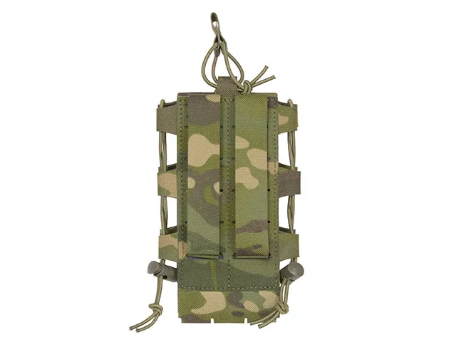 Justerbar radio- og flaskelomme med shockcord, laser-cut – Multicam Tropic - Bild 2