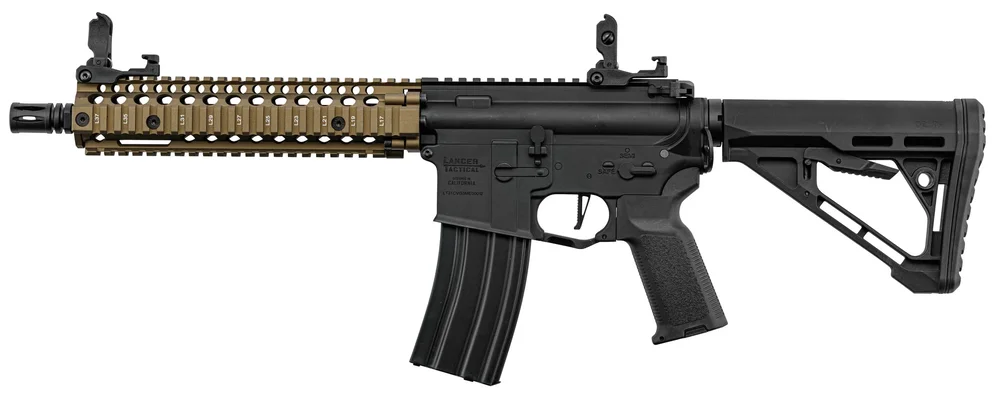 Lancer Tactical MK18 Gen 3 AEG-replika – sort/bronze - Bild 3