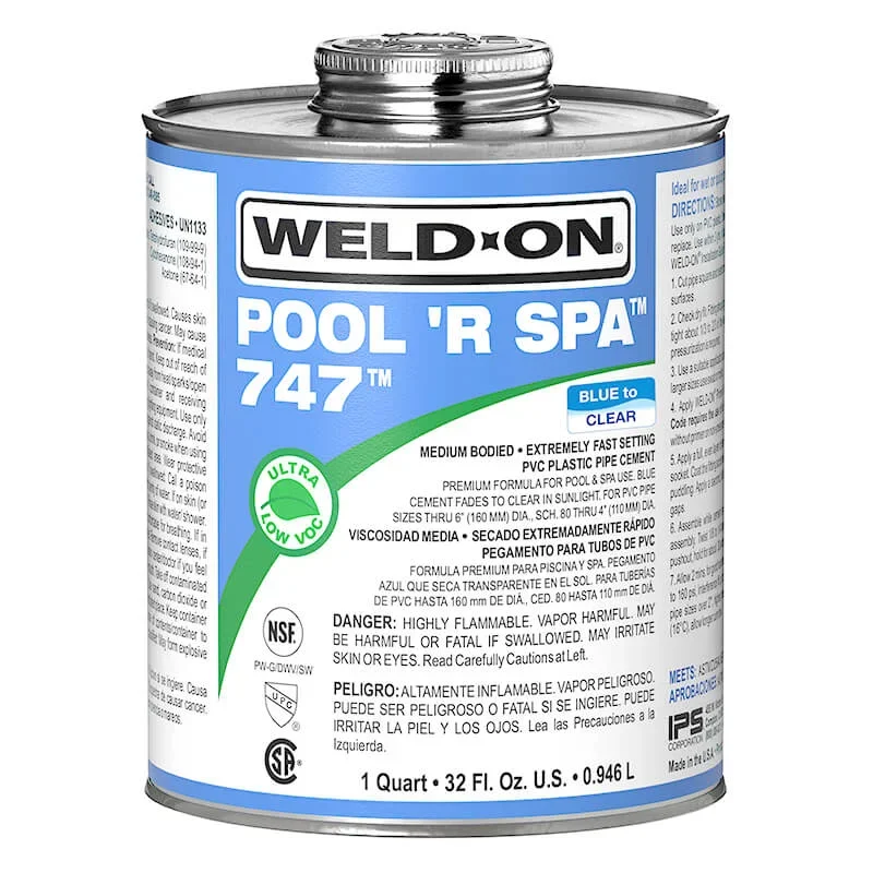 PVC lim Weld-On® 747™ Pool ’r Spa PVC lim Weld-On® 747™ Pool ’r Spa
