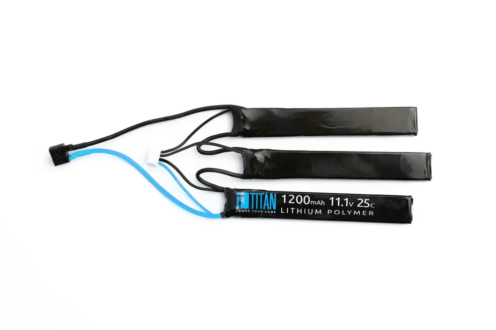 TITAN Li-Po Batteri 11.1V 1200mAh 25C – Crane (3-delt) T-Dean TITAN Li-Po Batteri 11.1V 1200mAh 25C – Crane (3-delt) T-Dean