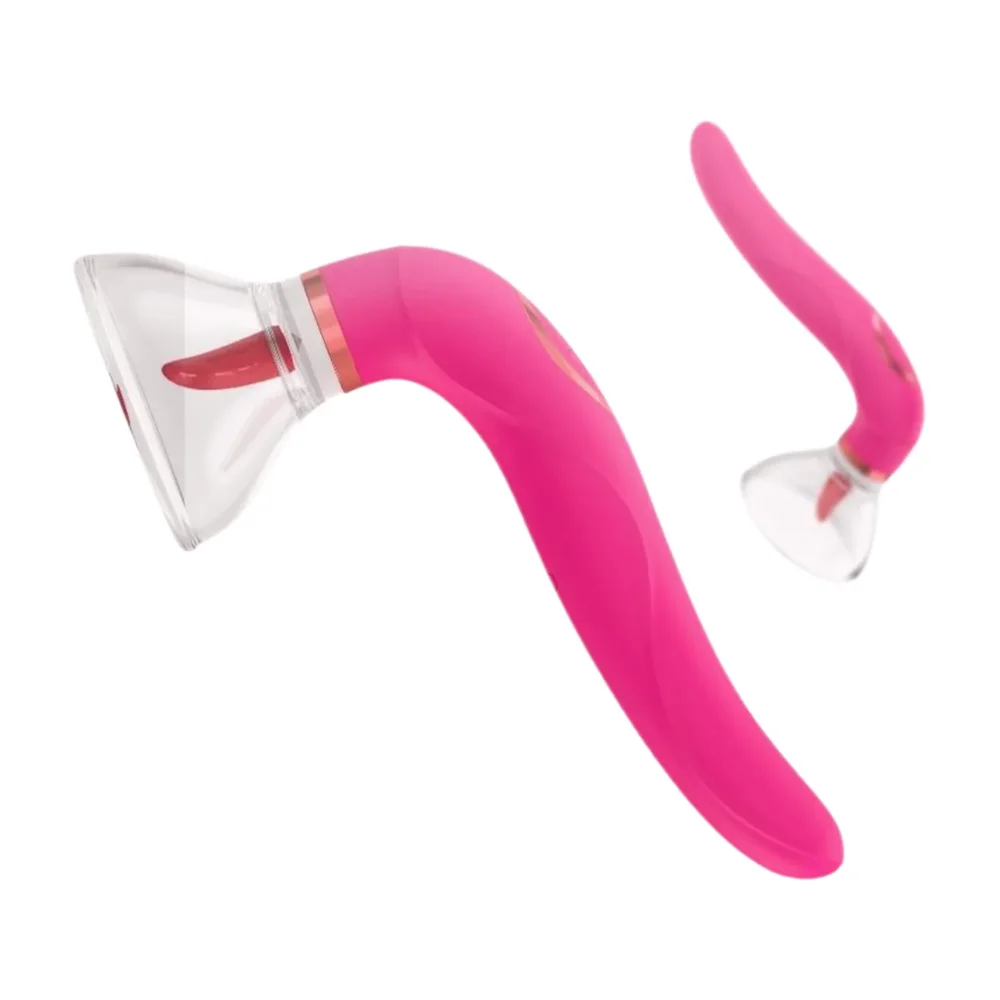 VIBRATOR SLICKANDE OCH SUGANDE - Bild 3