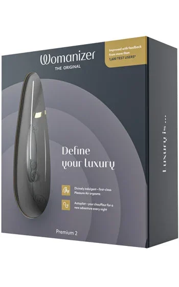Womanizer Premium 2, Svart – Lyxig klitorisstimulator med autopilot och premiummodell - Bild 3