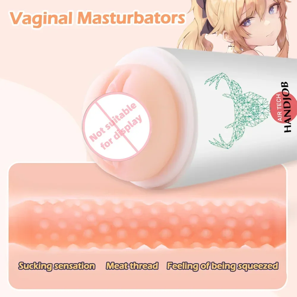 JoinJJtoy Realistisk Fickfitta med Mjuk Silikon för Män – Vaginal & Skrotal Stimulering - Bild 2