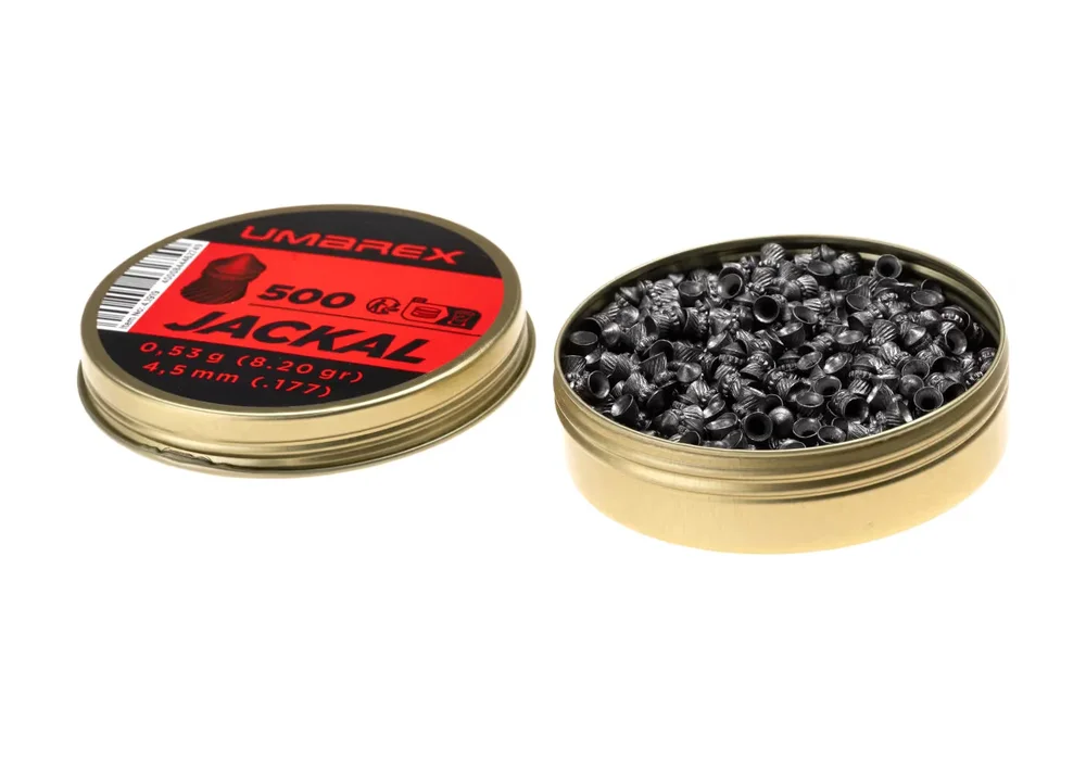 4.5mm Jackal Pointed Pellets 0.53g 500rds 4.5mm Jackal Pointed Pellets 0.53g 500rds