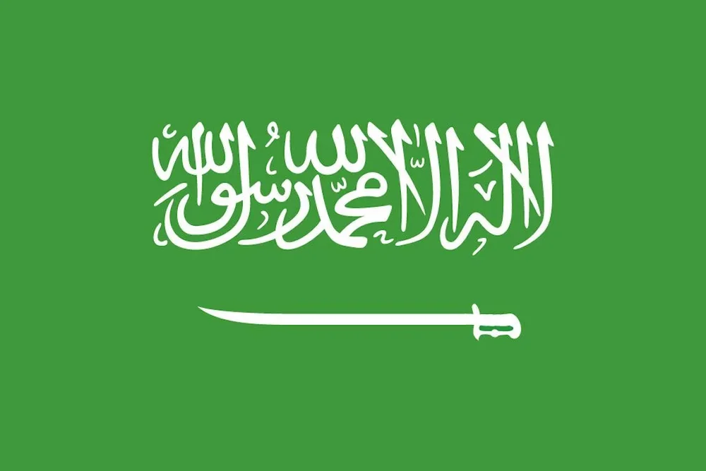 Saudiarabiens flagga