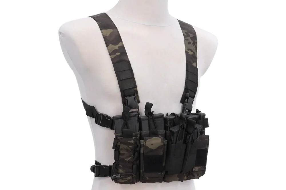Specna Arms Tactical Adaptive Chest Rig Vest MC Black - Bild 3