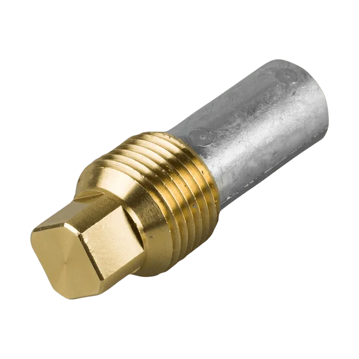 Zinkanod Volvo Penta, typ pencil anode Ø15 L.40 with brass plug th.1/2” Bspt, VP 838929 Zinkanod Volvo Penta, typ pencil anode Ø15 L.40 with brass plug th.1/2” Bspt, VP 838929