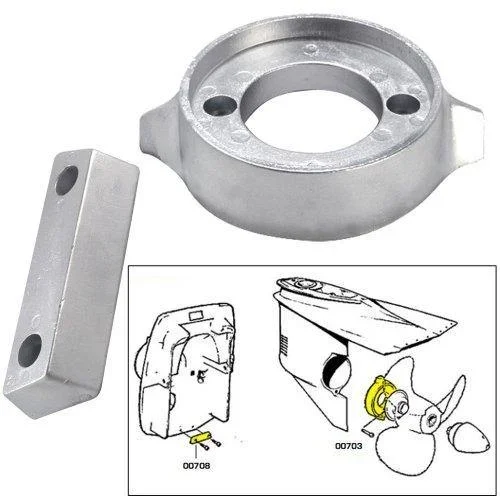Magnesiumanod Volvo kit 290, inkl skruv 875815 + 852835 - Bild 2
