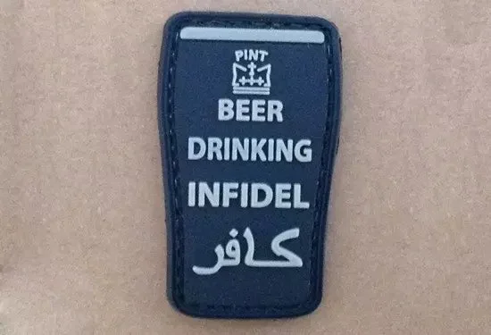 BEER DRINKING INFIDEL – PATCH BEER DRINKING INFIDEL – PATCH