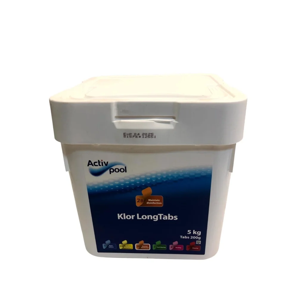 Activ Pool Klor Long Tabs 200G 5kg Activ Pool Klor Long Tabs 200G 5kg