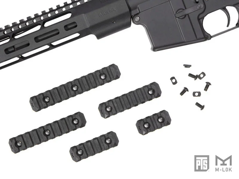 PTS Enhanced RIS Rail Section for M-LOK, 5 slots / 60 mm - Bild 2