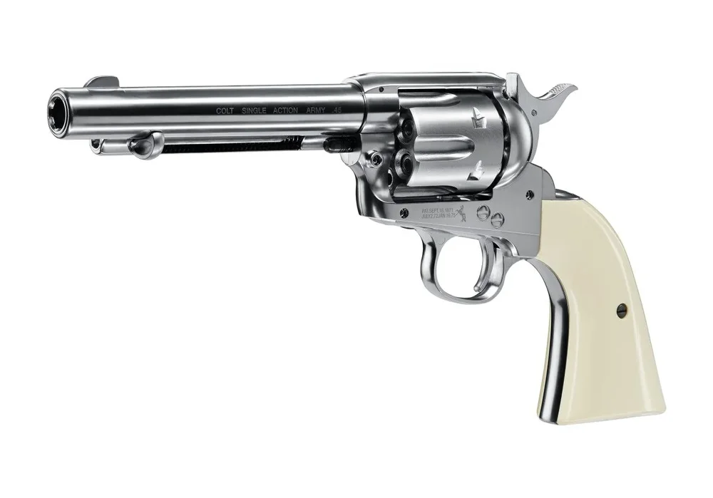 Colt SAA .45 Peacemaker 5.5” CO2 Pellet 3J - Nickel - Bild 2