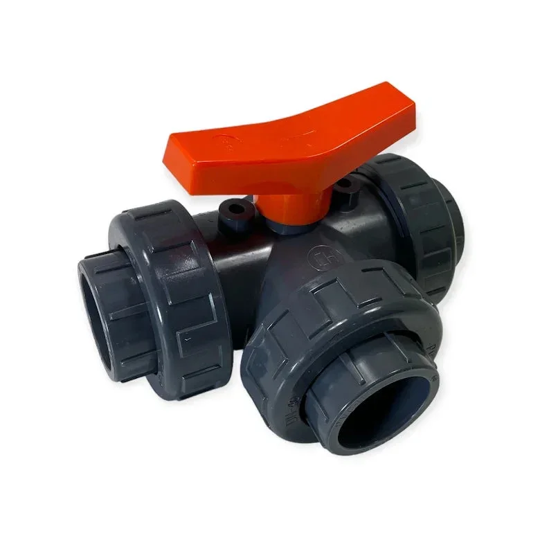 PVC Ventil 50mm, 3-väg PVC Ventil 50mm, 3-väg