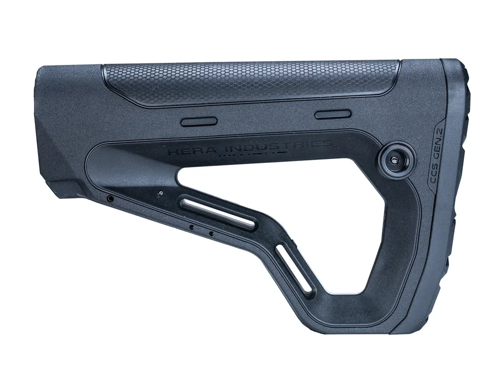 Hera CCS Retractable Stock, Gen 2, Black Hera CCS Retractable Stock, Gen 2, Black