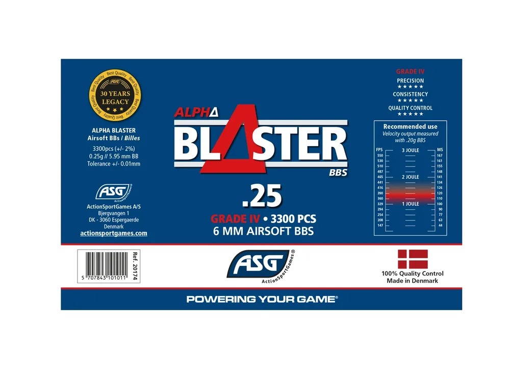 ASG Alpha Blaster BB 0,25 g - 3.300 stk. - Bild 3