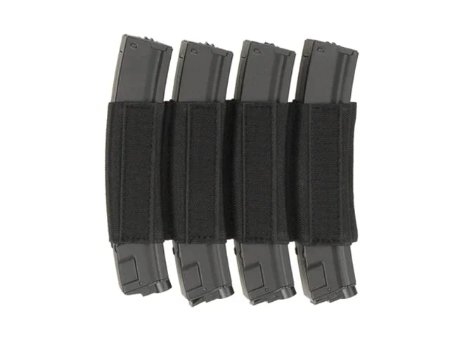 Quad magasinindsats til MP5/SMG til plate carrier – sort Quad magasinindsats til MP5/SMG til plate carrier – sort