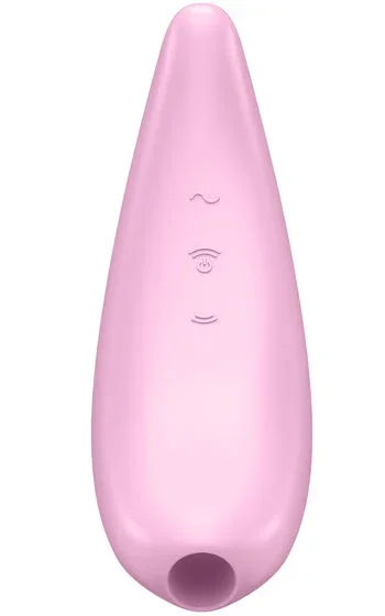 Satisfyer Curvy 3 Plus – Lufttrycksvibrator i sammetslen silikon med appstyrning - Bild 2