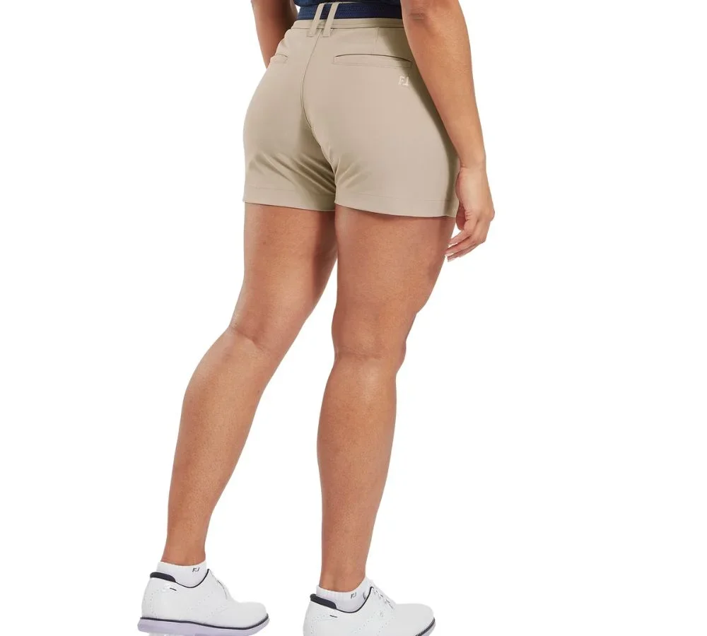 FootJoy Women's Short Golfshorts Dam - Beige - Bild 2