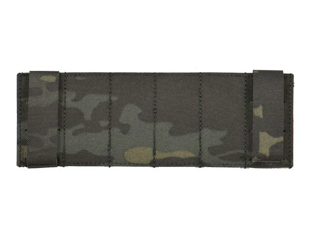 MOLLE-panel 6x3 til chest rig-harness, laser-cut – Multicam Black - Bild 2