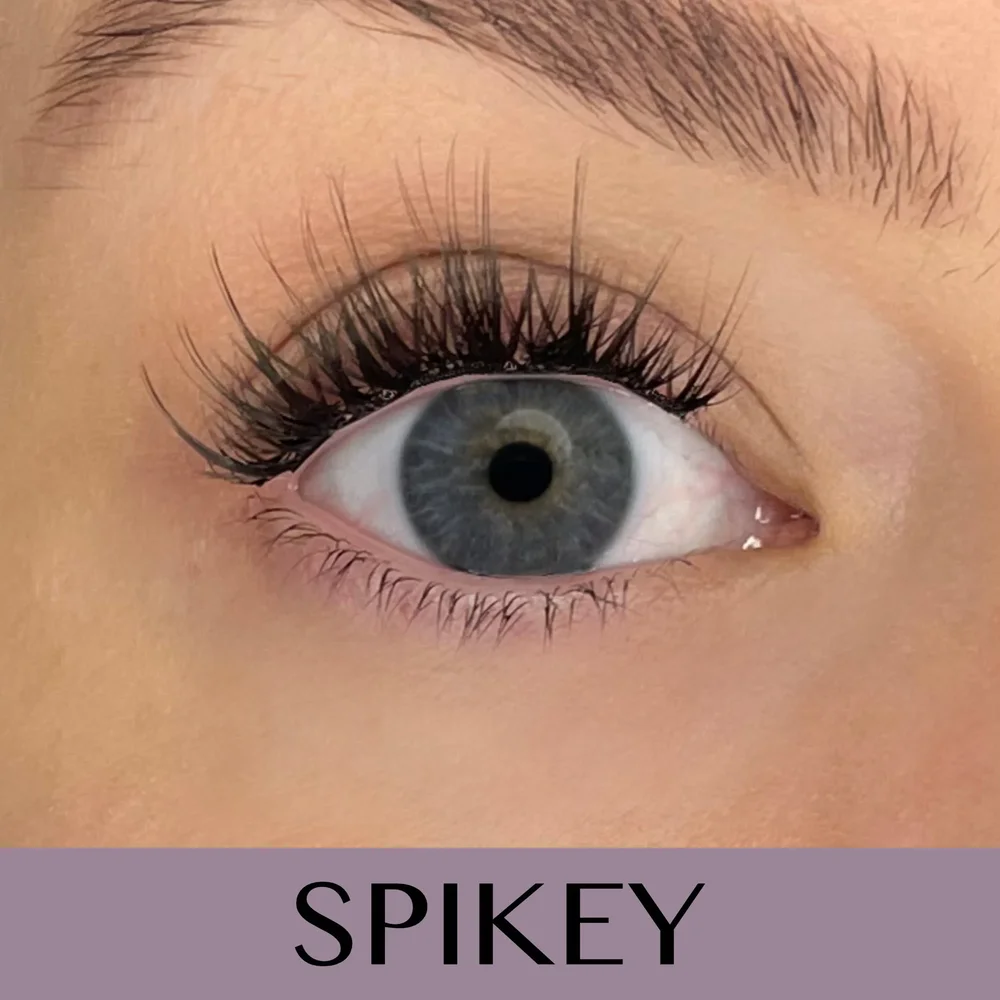Spikey D-curl Clusters/Fransar - Bild 1