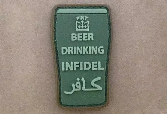 3D PATCH – Beer drinking infidel 3D PATCH – Beer drinking infidel