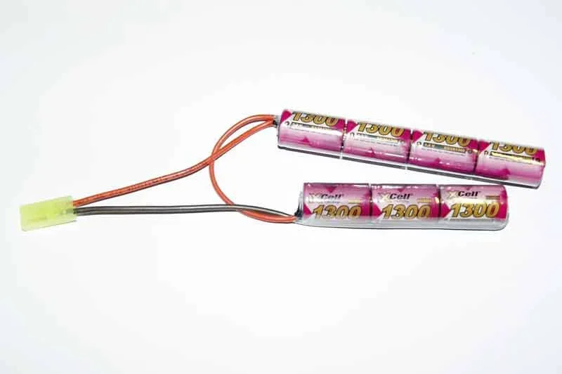 X-Cell NiMH Batteri 8,4V 1300mAh – Mini, Todelt X-Cell NiMH Batteri 8,4V 1300mAh – Mini, Todelt
