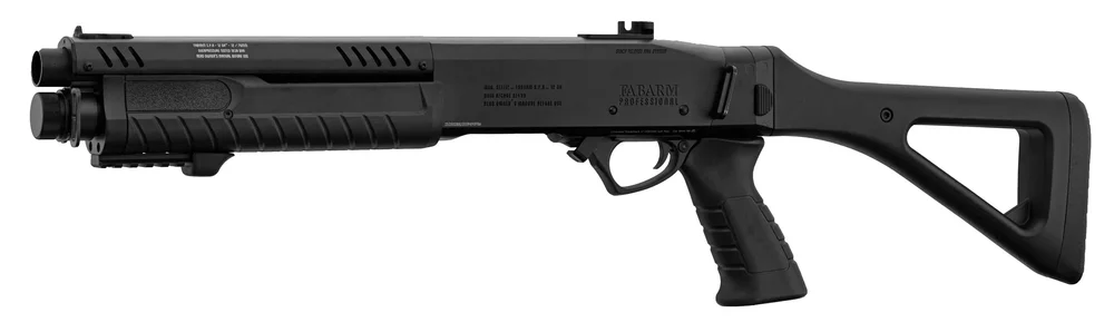 FABARM STF12 Initial gasdrevet pumpgun-replika – sort - Bild 2