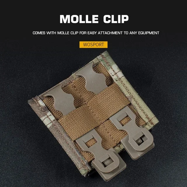 FAST Type Double 9mm Magasin Pouch - Sort Multicam - Bild 2