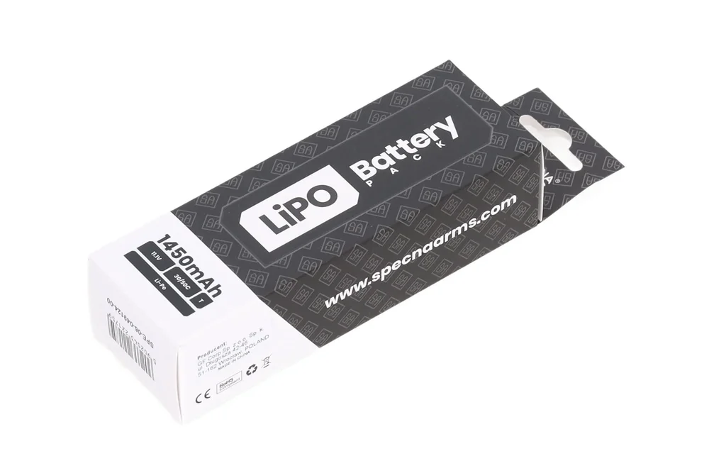 Specna Arms LiPo 11.1V 1450mAh 30/50C 3-module Tamiya mini battery Specna Arms LiPo 11.1V 1450mAh 30/50C 3-module Tamiya mini battery