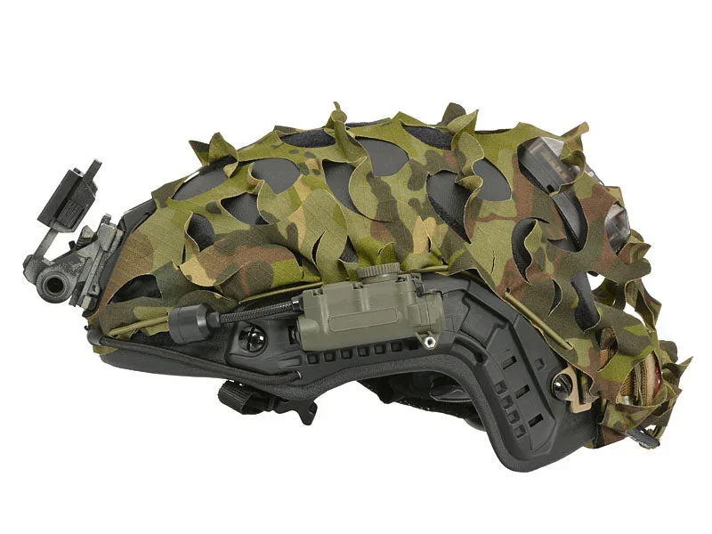 3D camouflage-hjelmovertræk til High-Cut hjelm, laser-cut – Multicam Tropic 3D camouflage-hjelmovertræk til High-Cut hjelm, laser-cut – Multicam Tropic