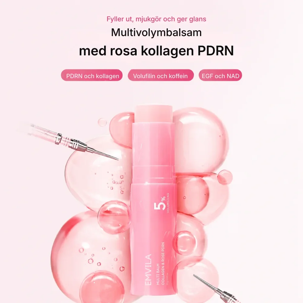 Emvila® | PDRN Collagen Balm – multifunktionellt glow balm för ansikte, hals, läppar och under ögonen - Bild 2