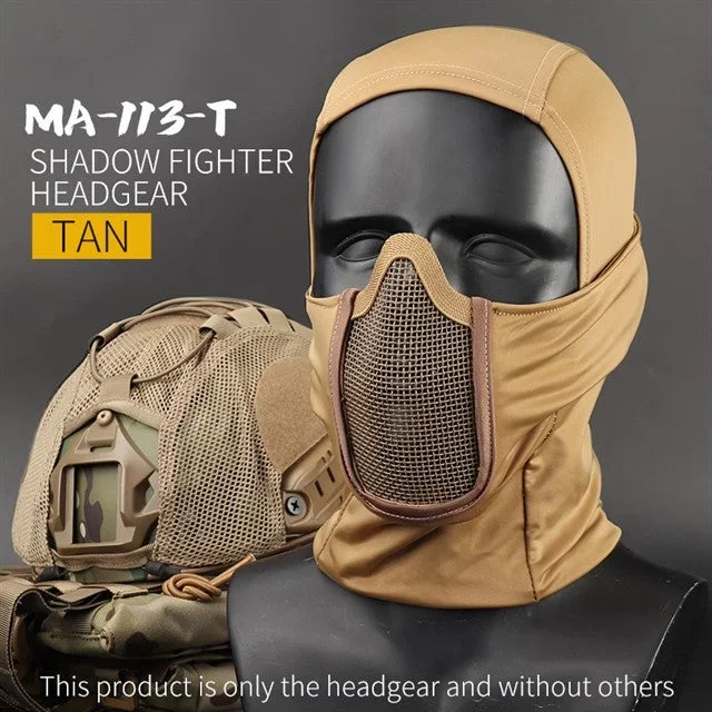 Shadow Balaclava med Steel Half Fighter Face Mask – Multicam - Bild 2