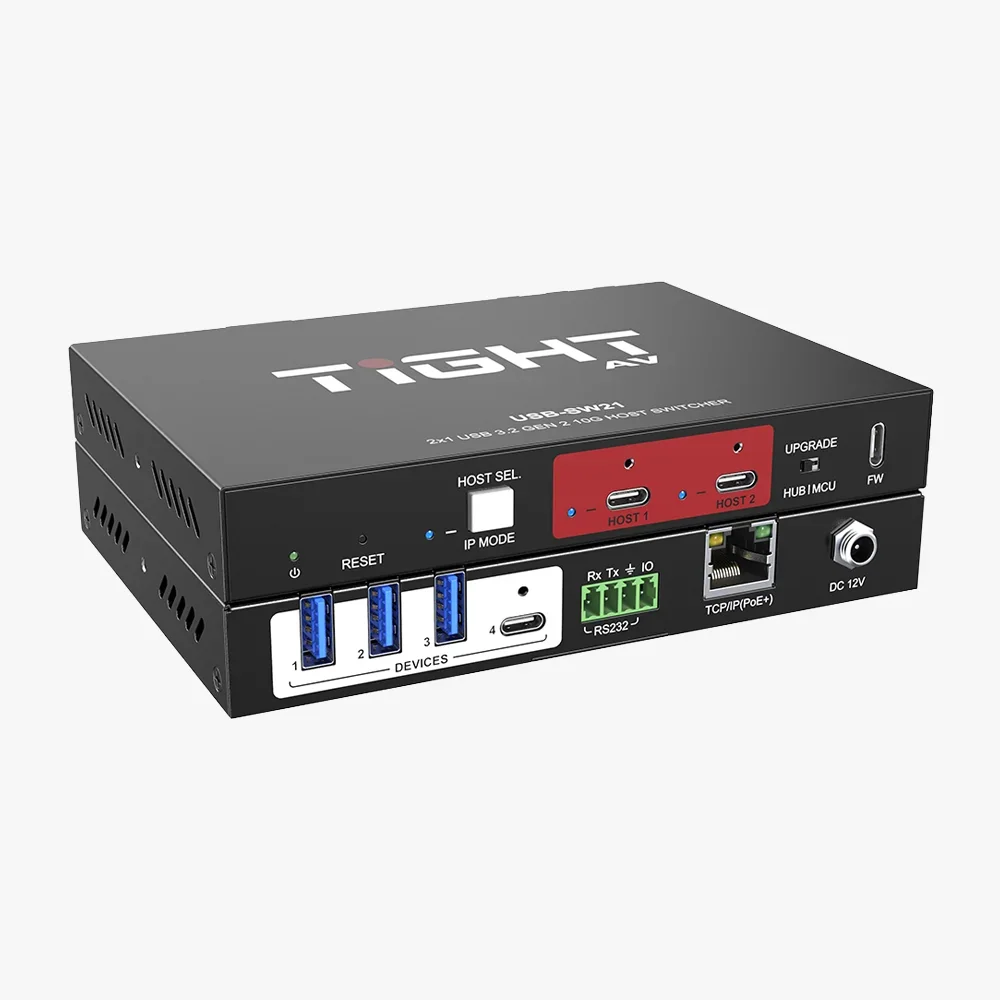 USB 3.2 10G HOST SWITCHER – Tight AV USB-SW21 USB 3.2 10G HOST SWITCHER – Tight AV USB-SW21