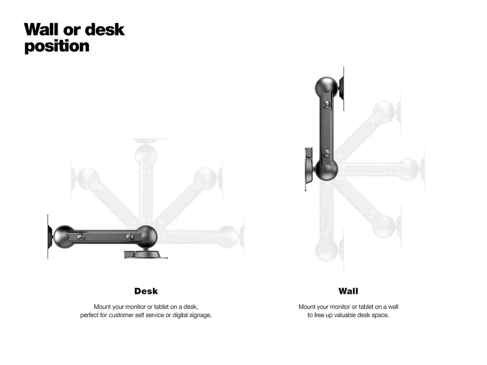 Desk and Wall Arm 75/100, 12673 - Bild 2