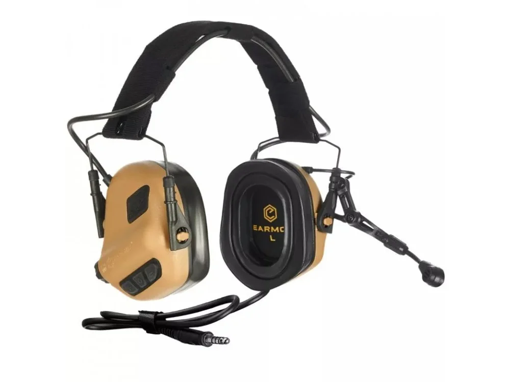 EARMOR M32 PLUS Elektronisk Taktisk Hovedtelefon – Coyote Brown EARMOR M32 PLUS Elektronisk Taktisk Hovedtelefon – Coyote Brown