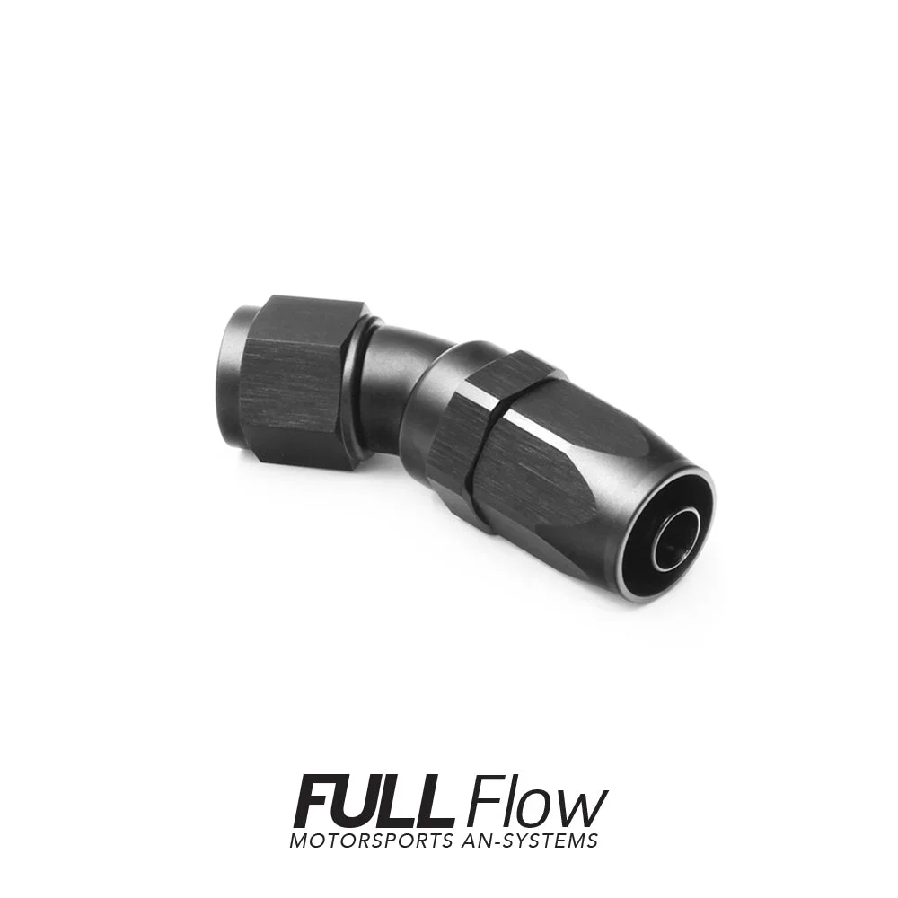 Full Flow AN Hose End Fitting 30 Degree AN-4 Full Flow AN Hose End Fitting 30 Degree AN-4