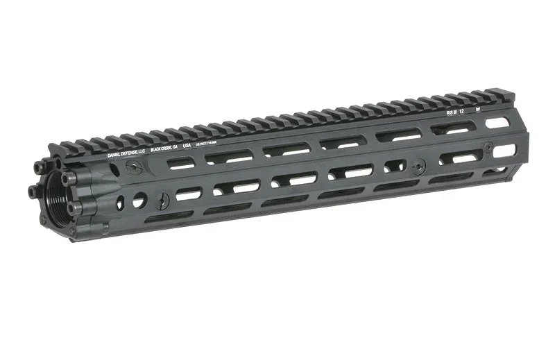 Handguard RIS III 12,5" Daniel Defense-replika – sort - Bild 2