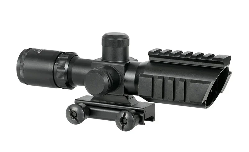 Kikkertsigte 1.5-5x32 med integreret montage og rails – sort - Bild 2
