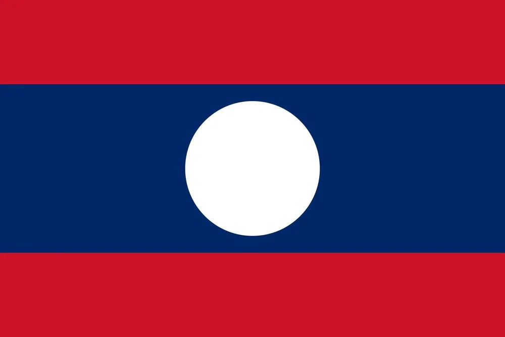 Laos flagga